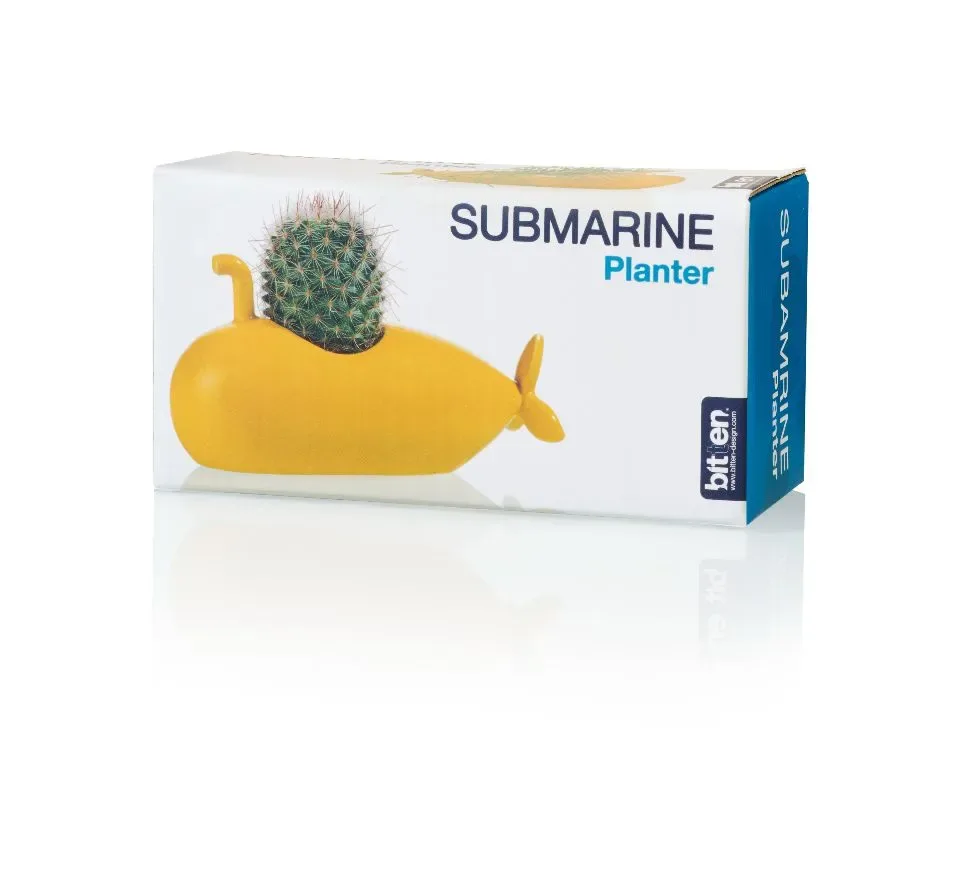 Bloempot Submarine Geel | Bitten Design