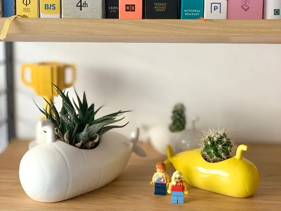 Bloempot Submarine Geel | Bitten Design