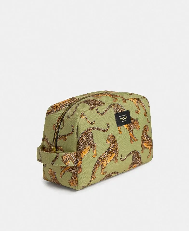 Wouf Toilettas Groot Leopard Avo