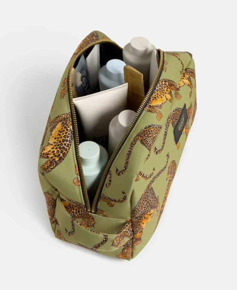 Wouf Toilettas Groot Leopard Avo
