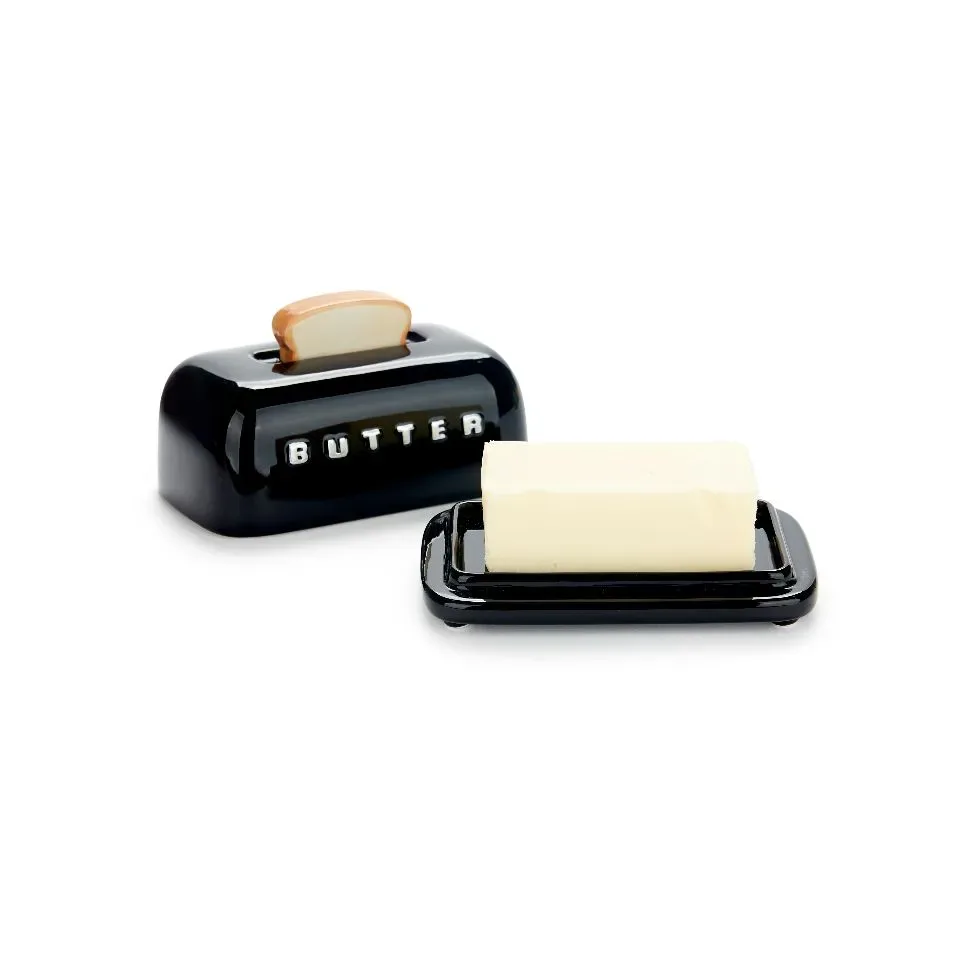 Balvi Botervloot Retro Zwart 125gr