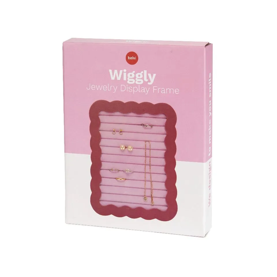 Balvi Sieradenhouder Wiggly Rood Roze