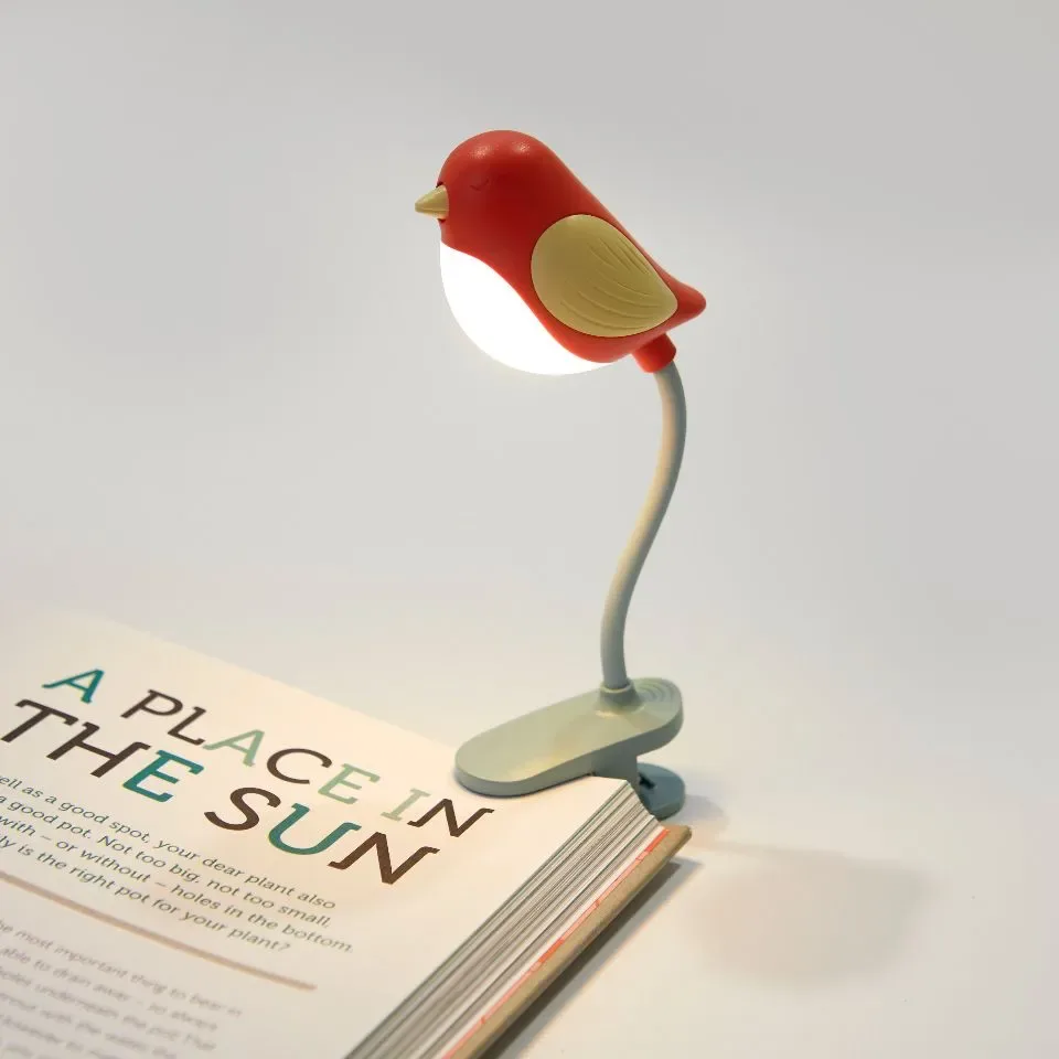 Balvi Leeslamp Vogel Rood