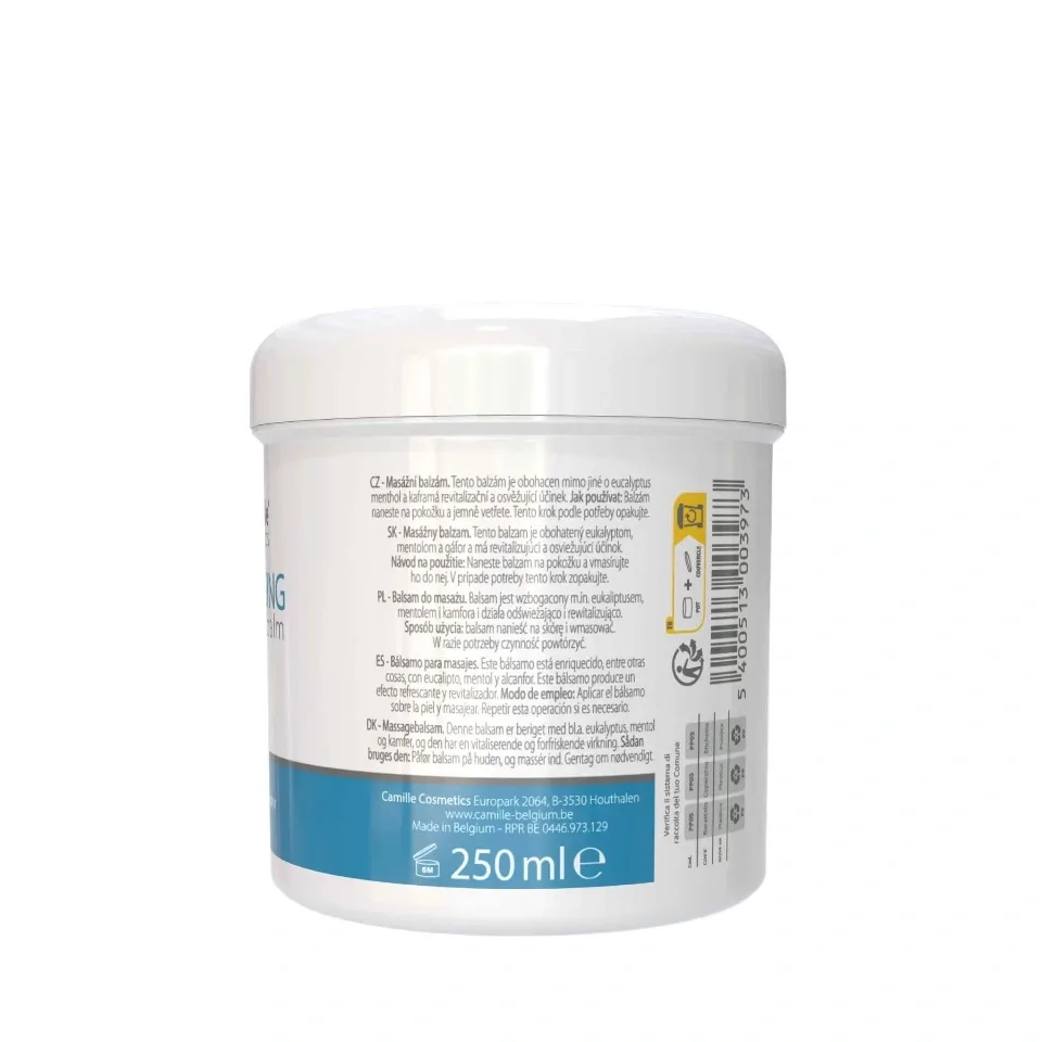 Camille Cosmetics | Vitalising menthol balm 250ml