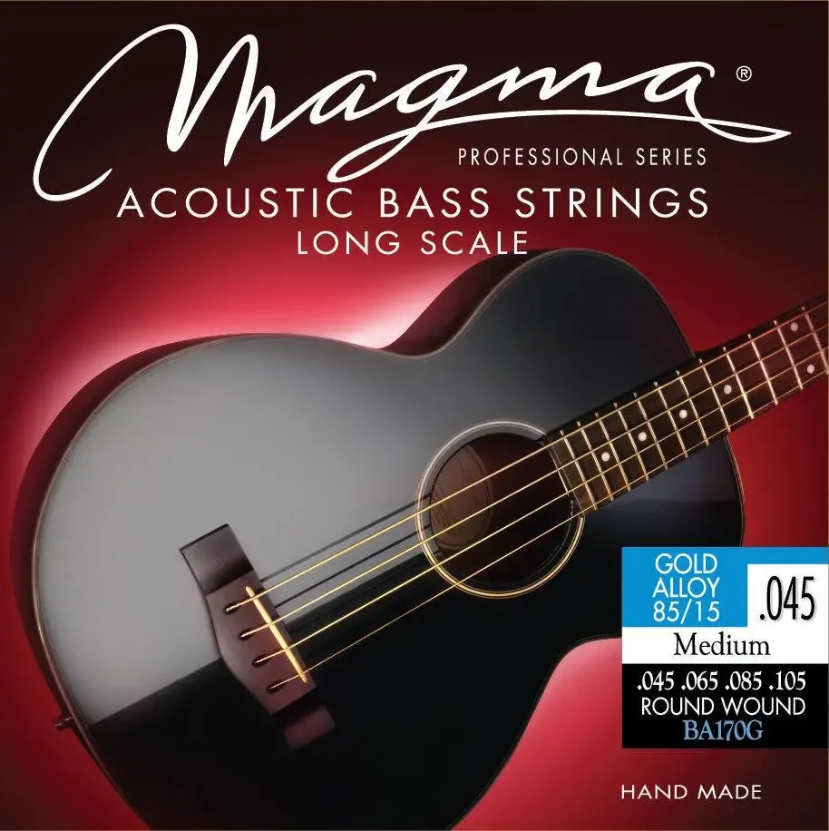 Magma 170G, snaren akoestische basgitaar 4str gold alloy 85/15 Medium (045-105)