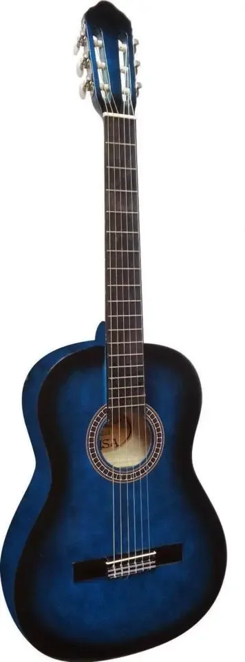 MSA C23 klassieke gitaar, blueburst