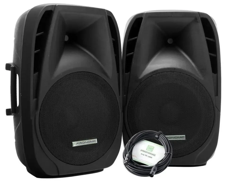 Pronomic PH15A active speakers MP3&Bluetooth 200 350 watt pair