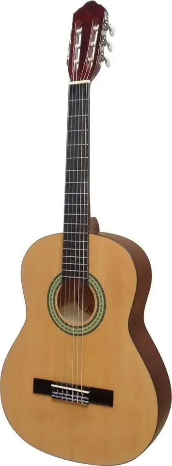 MSA kinder/jeugd-gitaar klassiek 3/4, naturel mat, voor linkshandigen