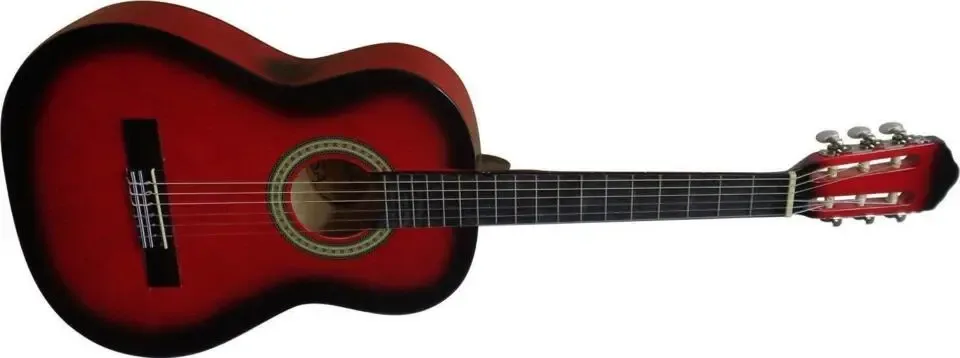 MSA kinder/jeugd-gitaar klassiek 3/4, rood