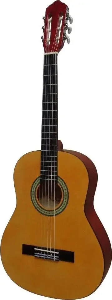 MSA kinder/jeugd-gitaar klassiek 3/4, naturel glans, voor linkshandigen