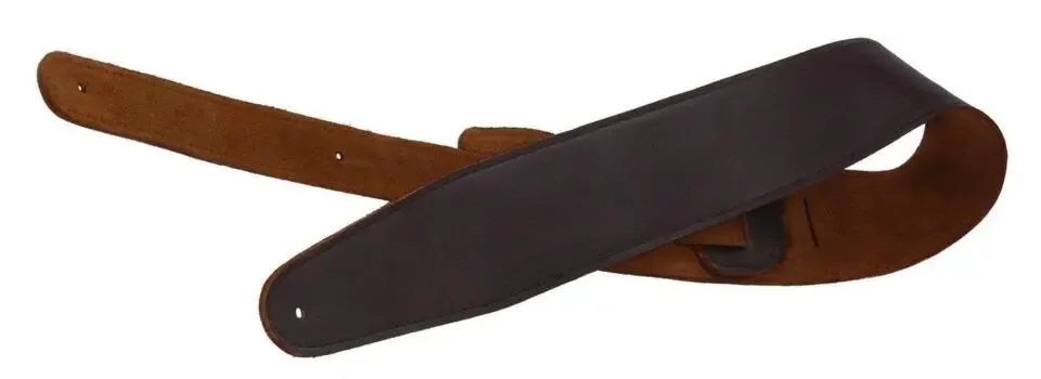 Rocktile G600 gitaarband, bruin leder