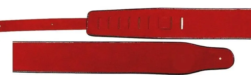 MSA MLB36 gitaarband, rood natuurleder