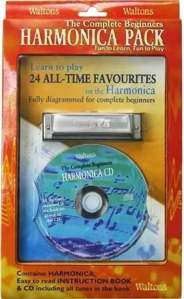 Waltons mondharmonika starterbox met CD