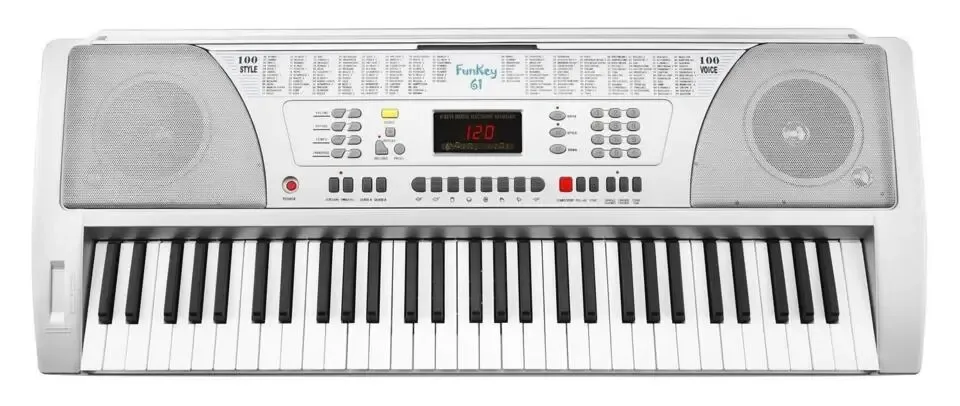 FunKey 61 Keyboard silver
