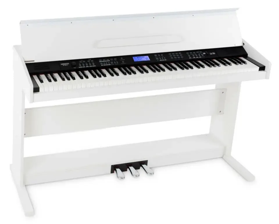Funkey DP-88 II Digitale piano (witte elektronische piano voor de huiskamer)