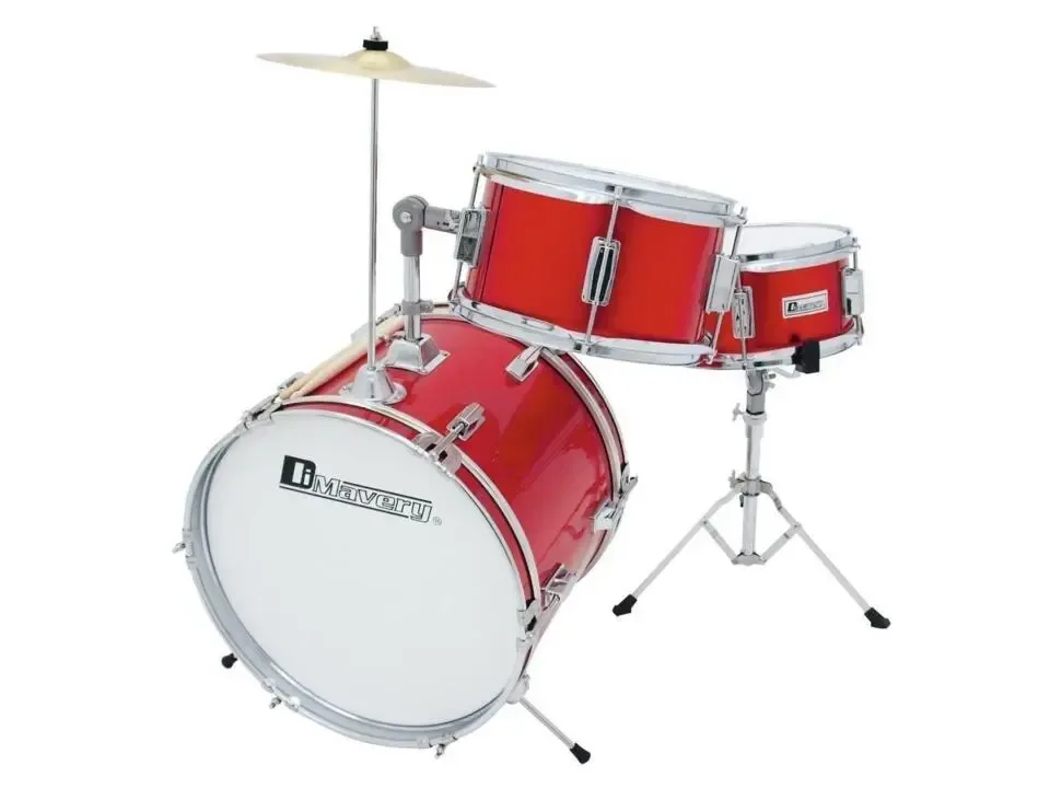 DIMAVERY JDS-203 Kids Drum Set, red (2-5j)