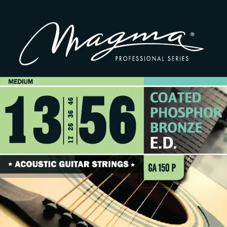 Magma coated phosphor bronze snaren voor western/folkgitaar Medium 013-056
