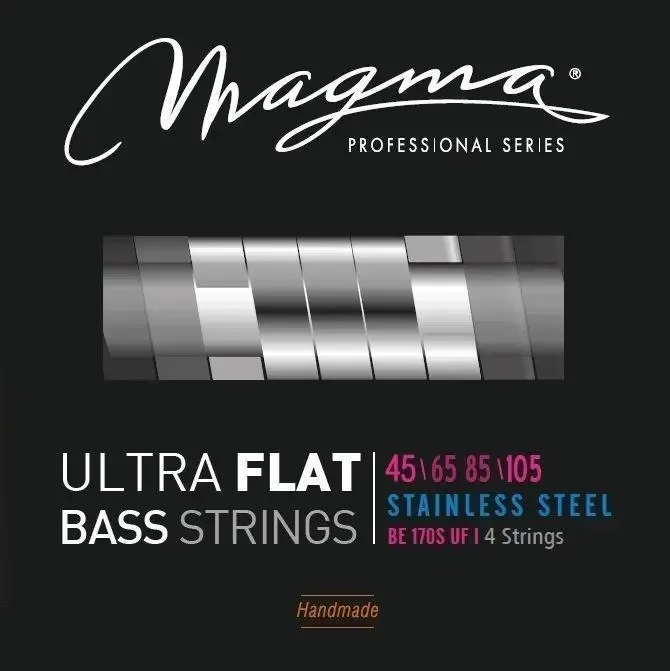 Magma snaren elektrische basgitaar 4str ultra FLATwound Medium (045-105)