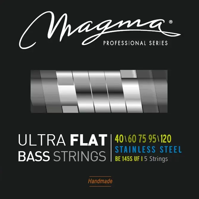 Magma snaren elektrische basgitaar 5str ultra FLATwound Extra Light (040-095)