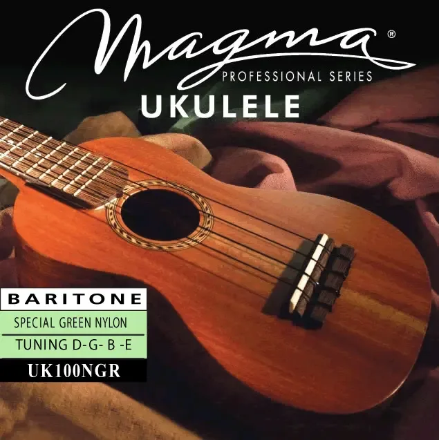 Magma UK100NGR snaren voor sopraanukulele nylon, groen