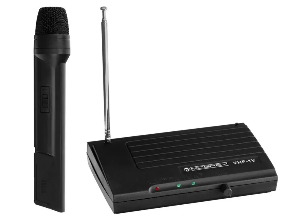 McGrey VHF-1V Draadloos microfoonset met microfoon reikwijdte 30 m