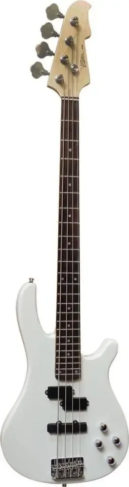 VISION JB-8 WH basgitaar, wit