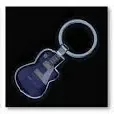 Rock Sleutelhanger paarse e-gitaar