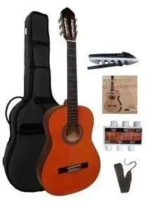 MSA C20 klassieke gitaar, amber naturel, met starterset