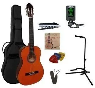MSA C20 klassieke gitaar, amber naturel, met starterset XL