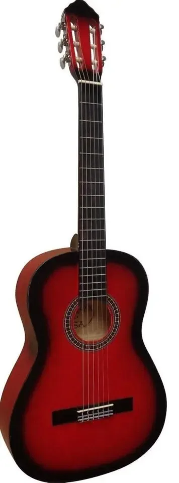 MSA C24 klassieke gitaar, redburst