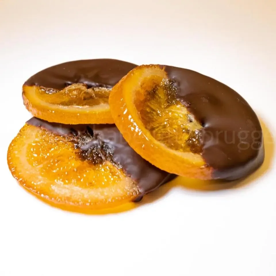 Sinaasschijven in pure chocolade 180 gr Moeder Babelutte