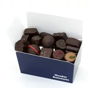 gemengde pralines 1 kg enkel pure chocolade