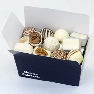 gemengde pralines 1 kg witte chocolade