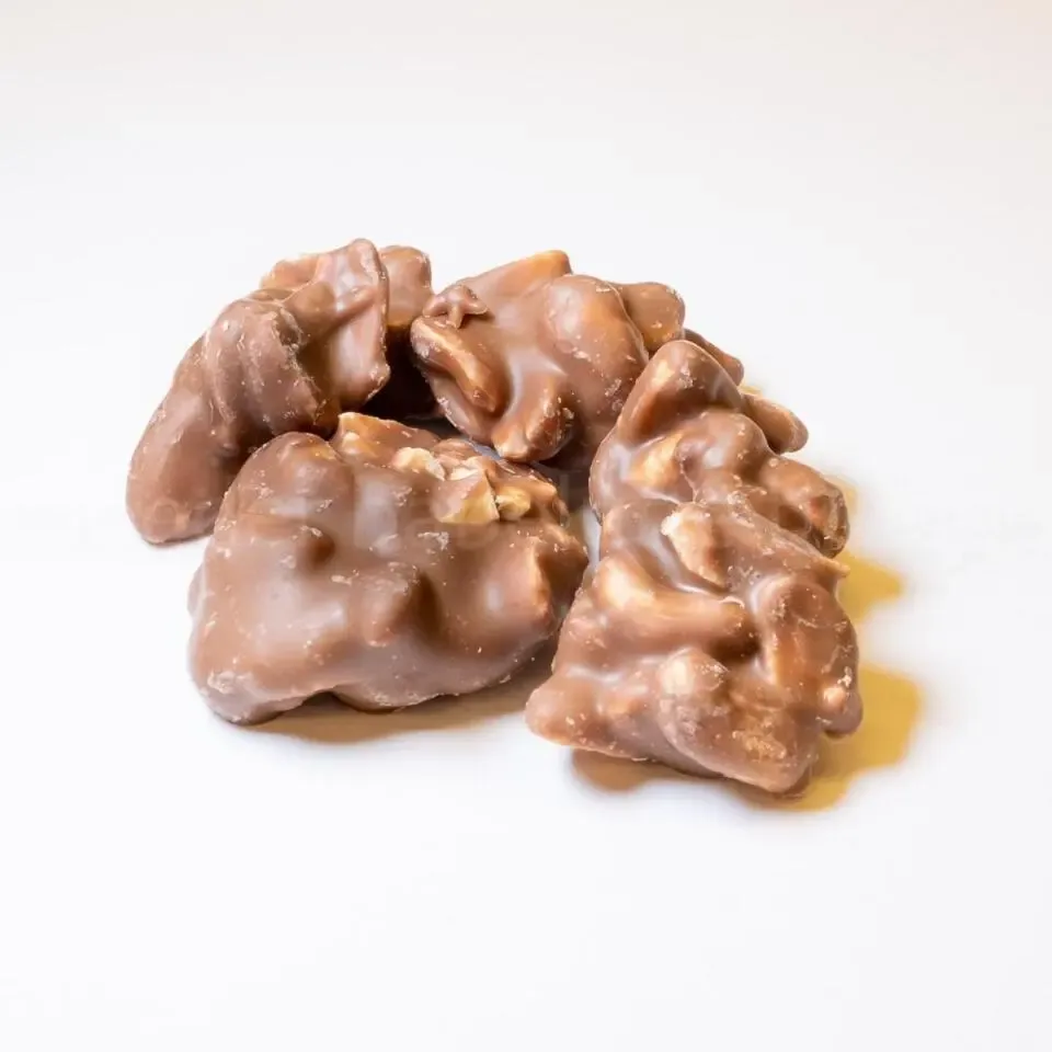 Pindarotsjes in melkchocolade 200 gr Moeder Babelutte