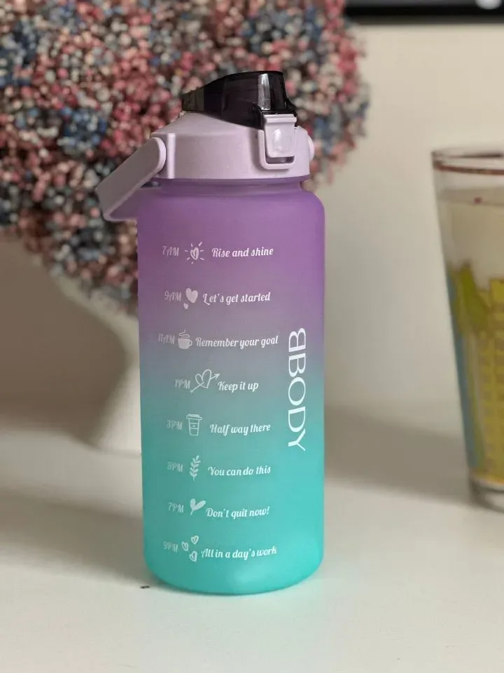 BBody : Motivational drink bottle 2L