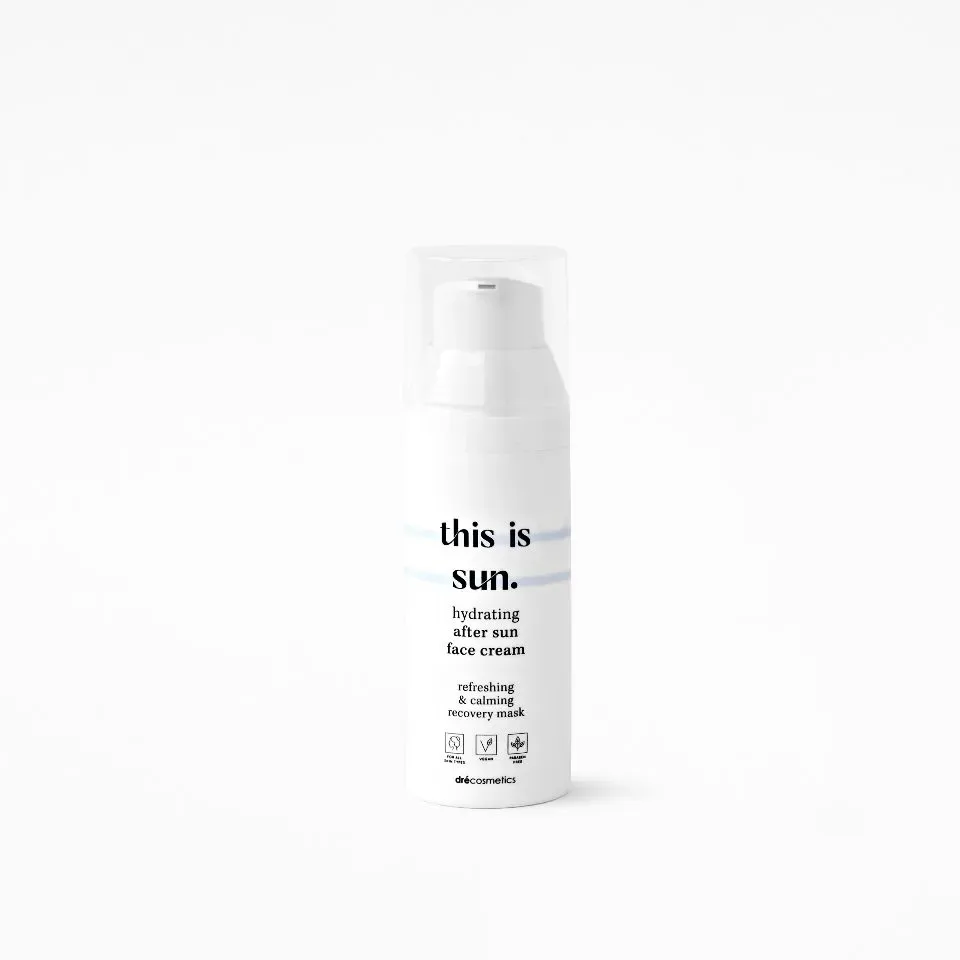 After Sun Face Cream “this is sun.”