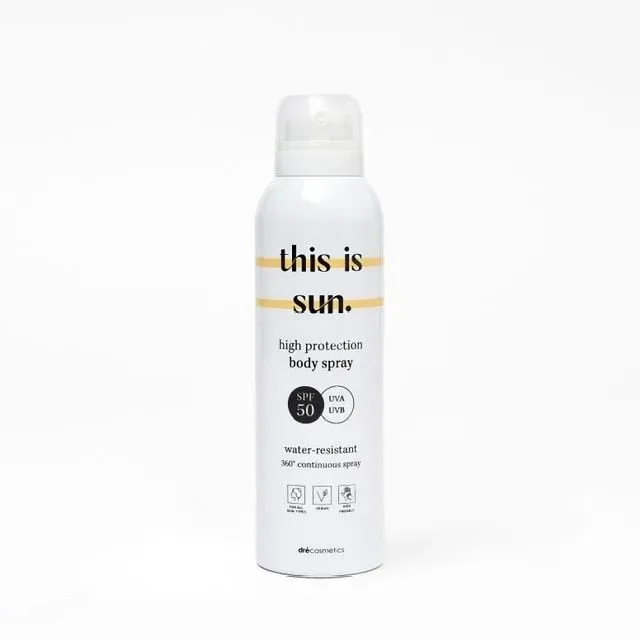 Body Spray SPF50 ‘this is sun.’