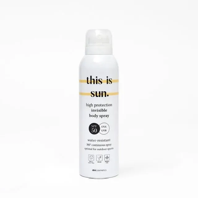INVISIBLE Body Spray SPF50 ‘this is sun.’