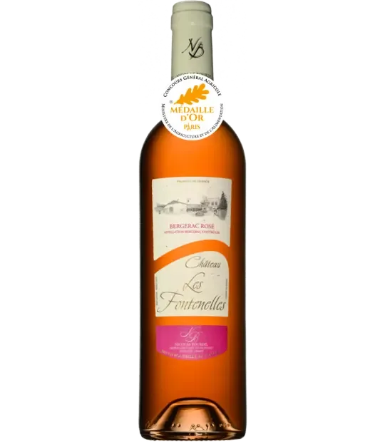 Chateau Les Fontenelles AOC Bergerac Rosé 2019/75cl