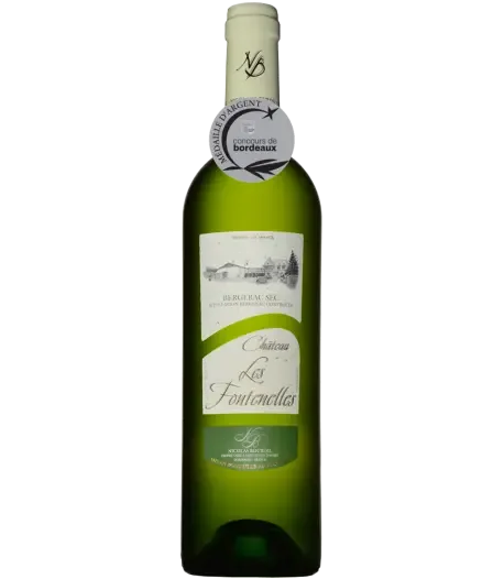 Chateau Les Fontenelles AOC Bergerac Blanc Sec 2019/75cl