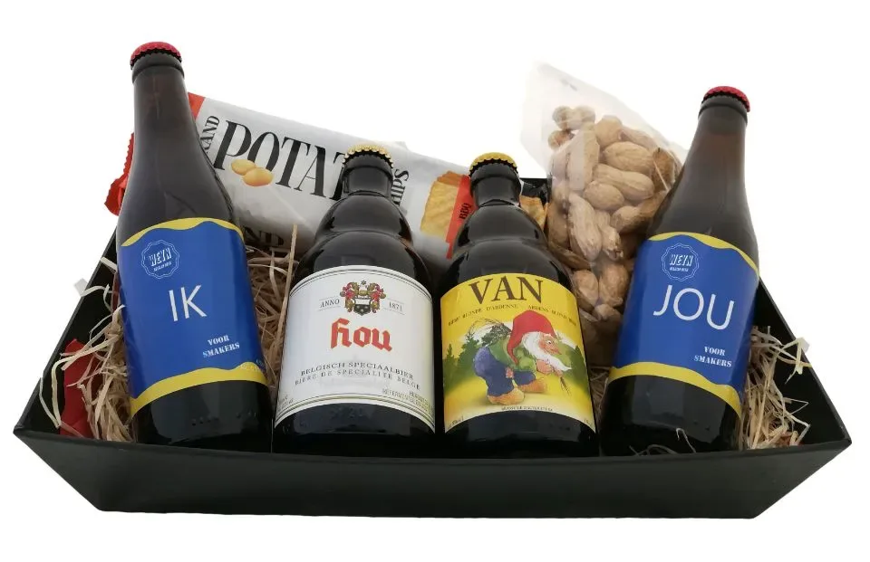 Bierpakket : Ik Hou van Jou (4 flesjes) - Zwarte Schaal