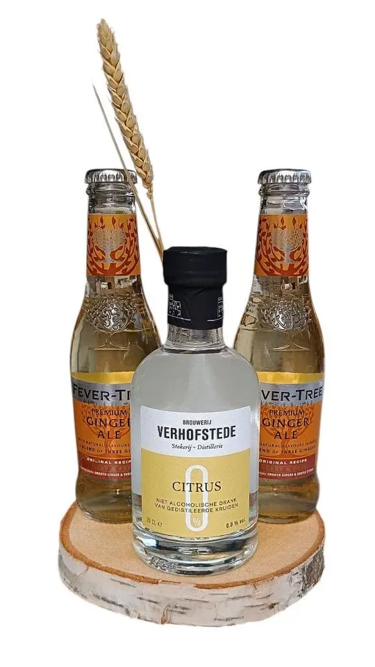 Ginger Glow Mocktail (Citrus 0% & Fever Tree Ginger Ale)