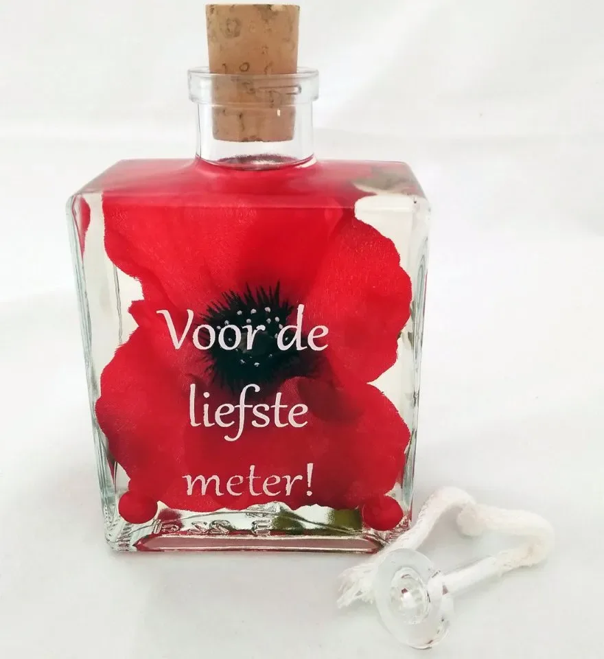 Olielamp Capri 'Voor de Liefste Meter' (200 ml)