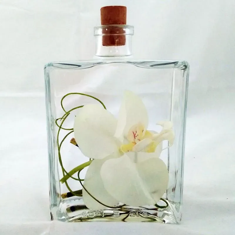 Olielamp Capri met Bloem (500 ml)