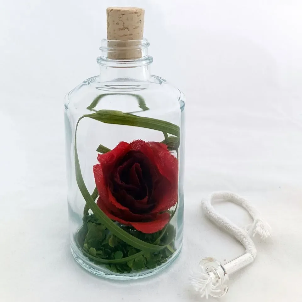 Olielamp Chiara met bloem (250 ml)