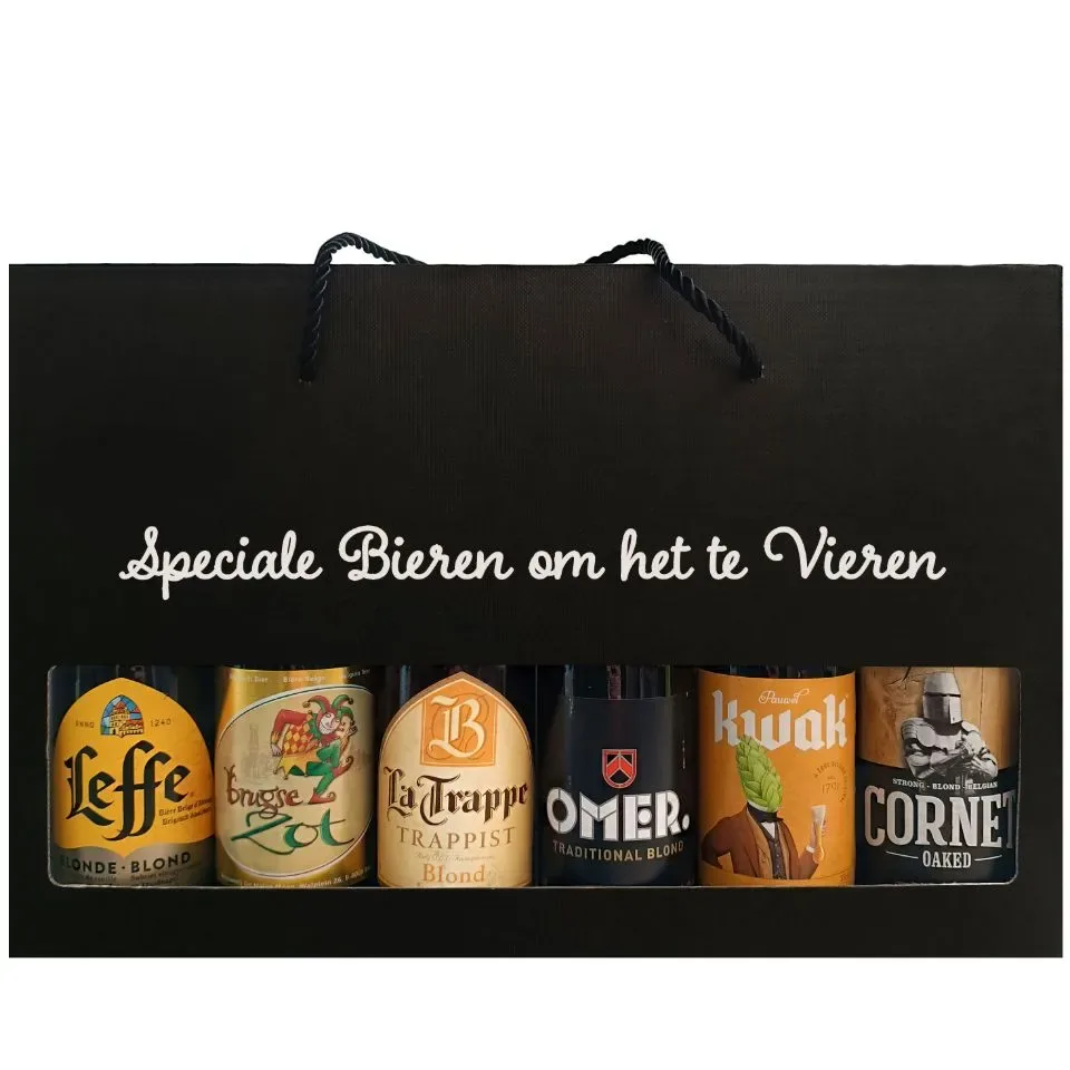 Bierpakket Blond Bier:  Speciale Bieren om het te vieren - Geschenkdoos