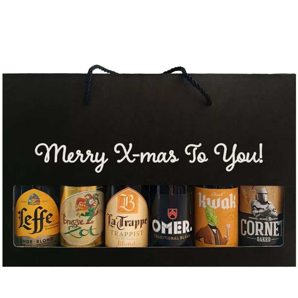 Bierpakket Blond Bier: Merry X-Mas To You! - Geschenkdoos