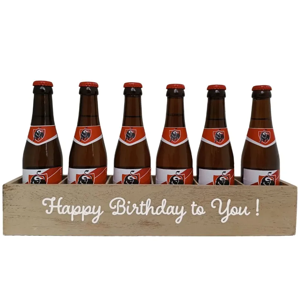 Jupiler Bierpakket : Happy Birthday to You! - Houten Kratje