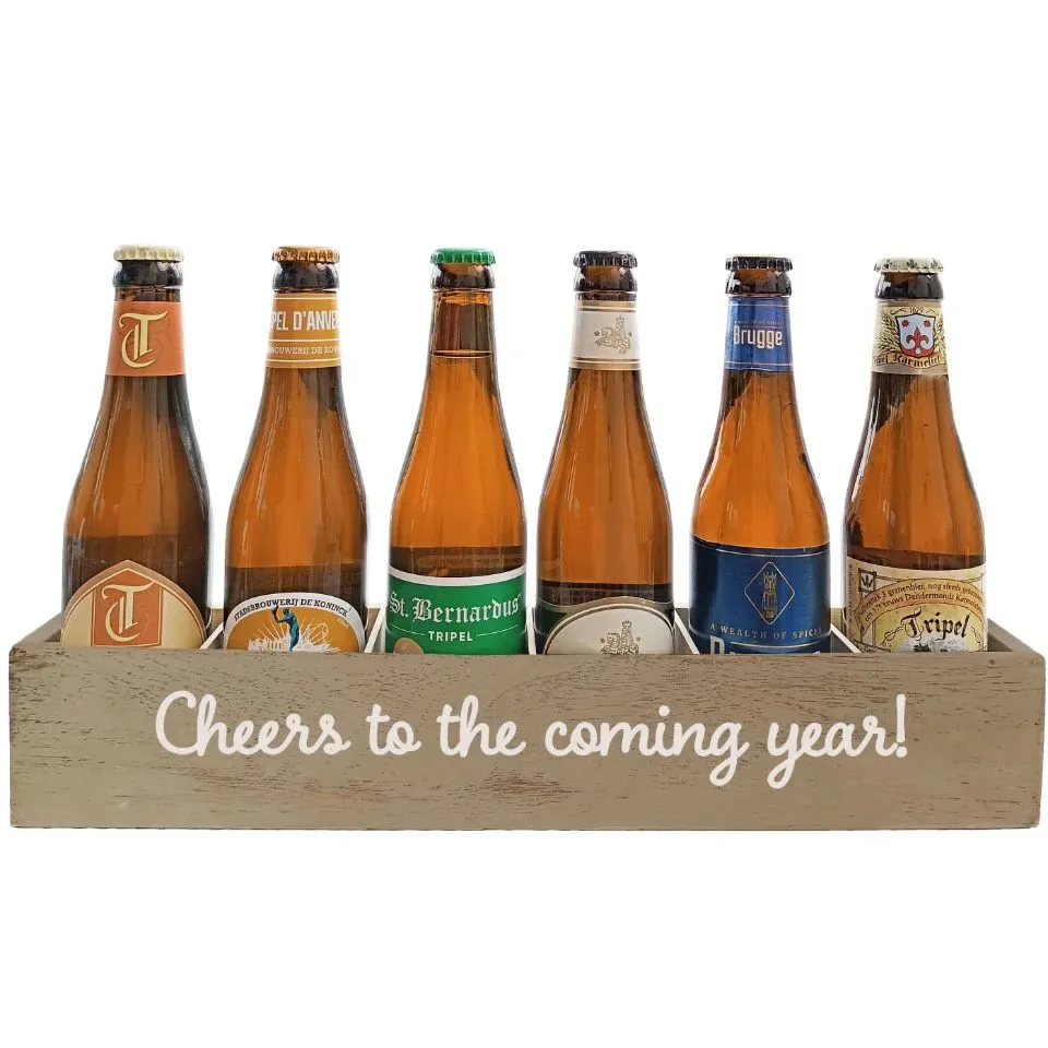 Bierpakket Tripel Bier: Cheers to the coming year! - Kratje