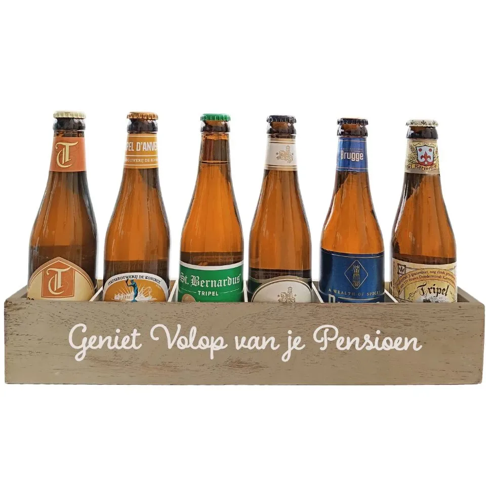 Bierpakket Tripel Bier: Geniet Volop voor je pensioen - Kratje